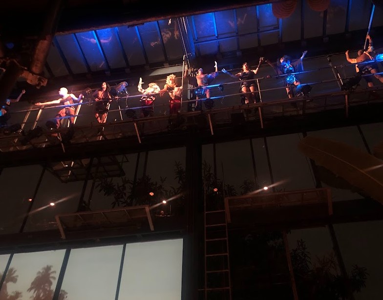 Elenco de Senhora dos Afogados no Teatro Oficina